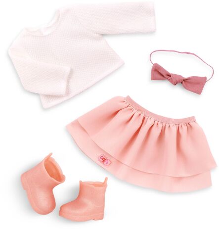 Our Generation Κούκλα Effie With Pink Frilly Skirt (BD31521Z) (2)