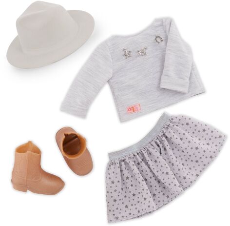 Our Generation Κούκλα Abigale With Pleated Skirt & Hat (BD31533Z) (3)