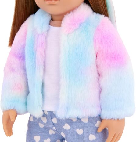 Our Generation Κούκλα Skylar With Rainbow Pup &  Accessories Bow (BD31538) (3)