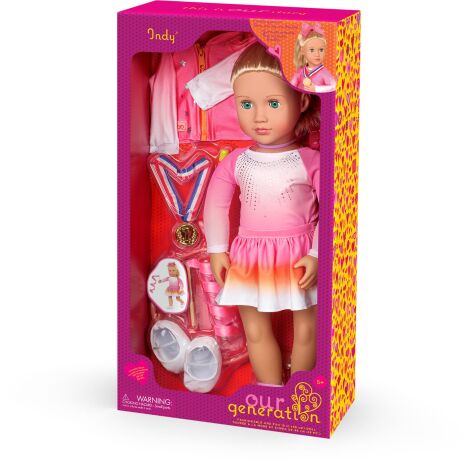 Our Generation Κούκλα Indy With Gymnastics Accessories (BD31585Z) (1)