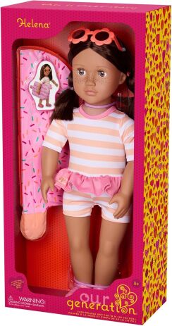 Our Generation Κούκλα Helena With Bathing Suit (BD31703Z) (1)