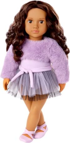 Our Generation Κούκλα Jovanna With Fur Shrug (BD31706Z) (1)