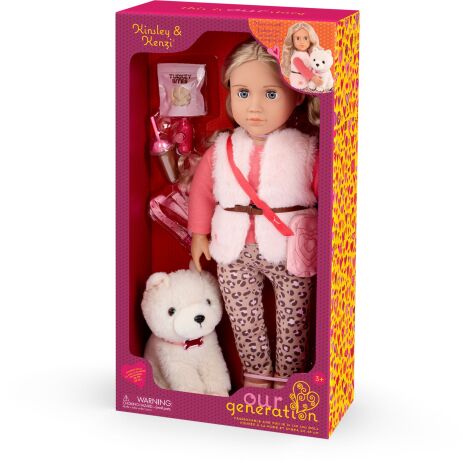 Our Generation Κούκλα Kinsley & Σκυλάκι (BD31735Z) (1)