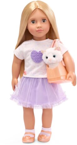 Our Generation Κούκλα Beatrice With Pet Kitten Bitsy (BD31834Z) (0)