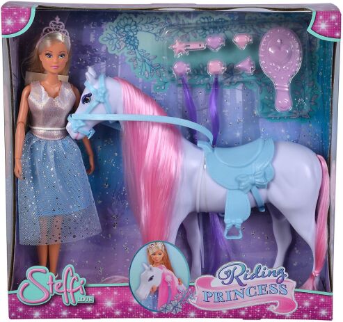 Simba Steffi Love-Κούκλα 29cm Princess Και Άλογο Με Αξεσουάρ (105733519) (1)