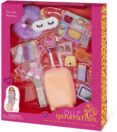 Our Generation Deluxe Σετ Rainbow Luggage (BD35345Z) (1)