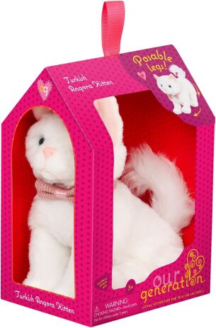 Our Generation Λούτρινο Γατάκι Turkish Angora 6'' (BD35371) (1)