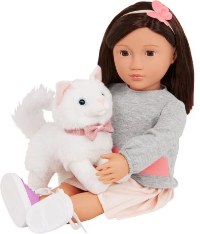 Our Generation Λούτρινο Γατάκι Turkish Angora 6'' (BD35371) (2)