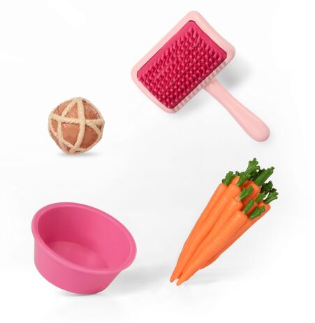 Our Generation Λούτρινο Κουνελάκι Με Τσάντα Μεταφοράς & Αξεσουάρ (BD35563Z) (3)