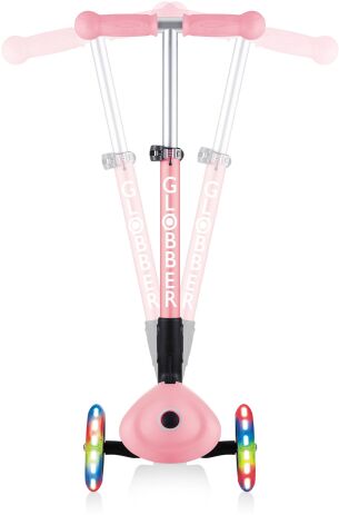 Globber Scooter Junior Foldable Fantasy Lights Flowers Pastel Pink (433-210) (3)
