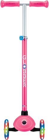 Globber Scooter Primo Plus Lights Fuchsia (442-610-4) (1)