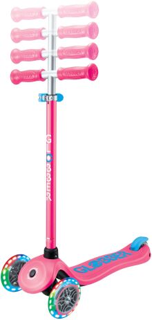 Globber Scooter Primo Plus Lights Fuchsia (442-610-4) (4)