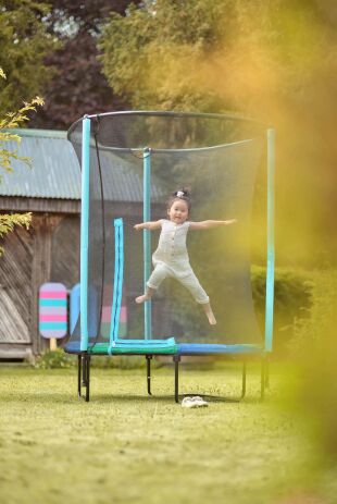 Plum Τραμπολίνο Με Δίχτυ Junior-Blue/Green (106201C82) (6)