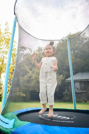 Plum Τραμπολίνο Με Δίχτυ Junior-Blue/Green (106201C82) (9)