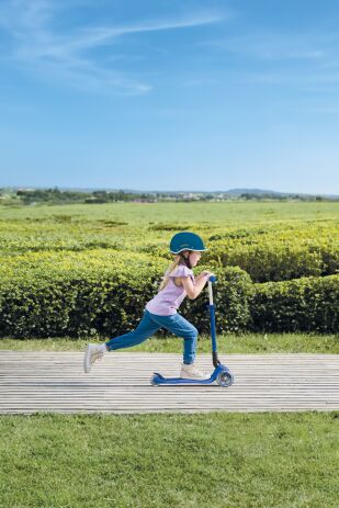 Globber Scooter Primo Foldable Lights Navy Blue (432-100-3) (10)