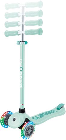 Globber Scooter Primo Plus Lights Dark Mint (442-706-4) (4)