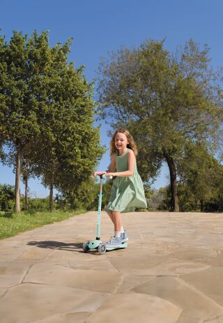 Globber Scooter Primo Plus Lights Dark Mint (442-706-4) (6)