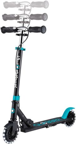 Globber Πατίνι Flow Element Junior Lights Black Teal (729-105) (5)