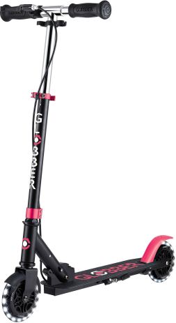 Globber Πατίνι Flow Element Junior Lights Black Pink (729-110) (2)