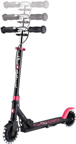 Globber Πατίνι Flow Element Junior Lights Black Pink (729-110) (3)