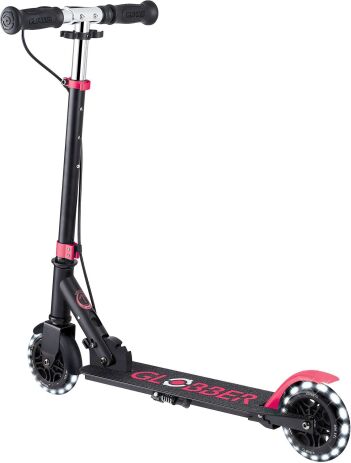 Globber Πατίνι Flow Element Junior Lights Black Pink (729-110) (4)