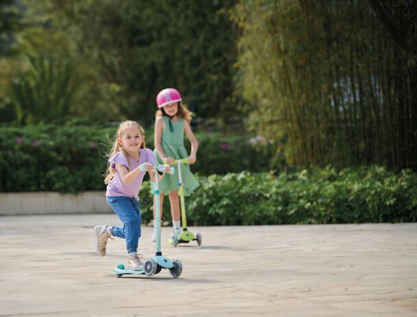 Globber Scooter Primo Lights V2 Emeral Green (423-607-4) (6)