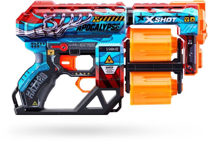 Zuru X-Shot Skins Dread 12 Darts-9 Σχέδια (36517) (2)