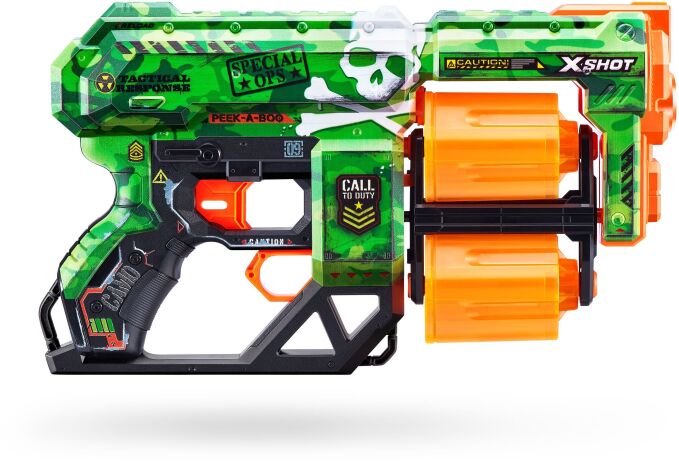 Zuru X-Shot Skins Dread 12 Darts-9 Σχέδια (36517) (6)