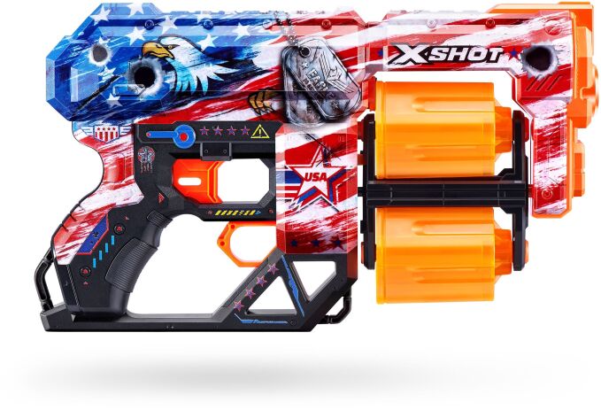 Zuru X-Shot Skins Dread 12 Darts-9 Σχέδια (36517) (7)