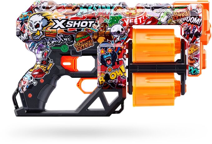 Zuru X-Shot Skins Dread 12 Darts-9 Σχέδια (36517) (8)