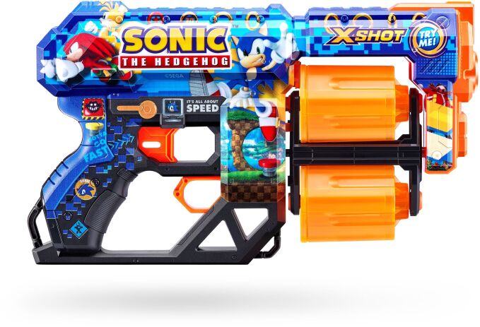 Zuru X-Shot Skins Dread 12 Darts-9 Σχέδια (36517) (9)