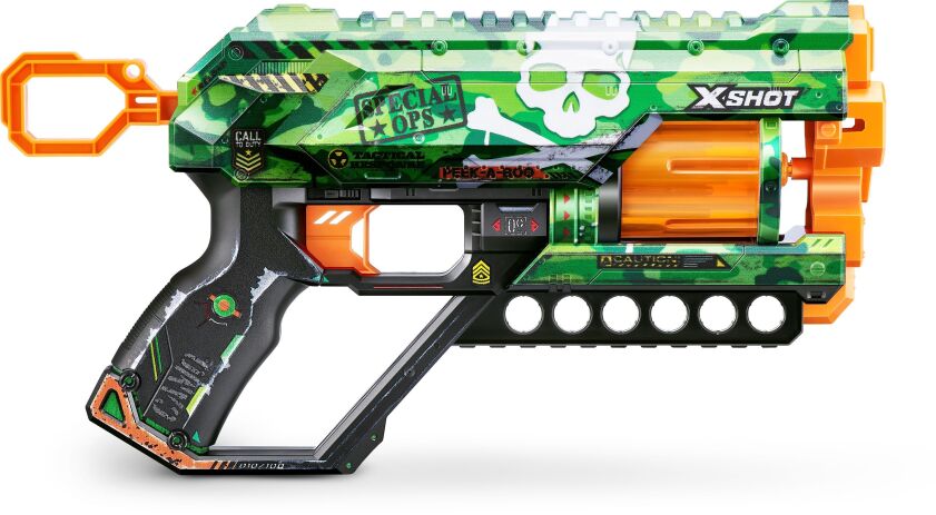Zuru X-Shot Skins Griefer 12 Darts-6 Σχέδια (36561) (4)