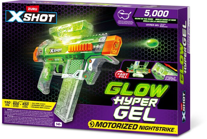 Zuru X-Shot Hyper Gel Glow In The Dark Series 1 (36782) (1)