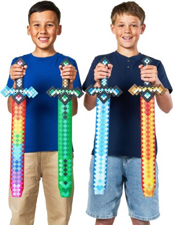 Zuru X-Shot Σπαθί Pixel Swords-4 Σχέδια (36901) (5)