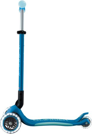Globber Scooter Elite Glow Lights Petrol Blue (839-100) (2)