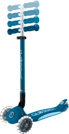 Globber Scooter Elite Lights V2 Petrol Blue (439-601-3) (3)
