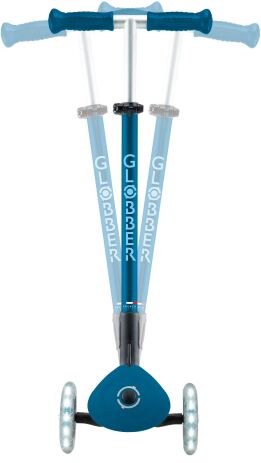 Globber Scooter Elite Lights V2 Petrol Blue (439-601-3) (4)