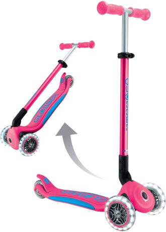 Globber Scooter Elite Lights V2 Fuchsia (439-610-3) (6)
