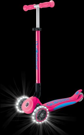 Globber Scooter Elite Lights V2 Fuchsia (439-610-3) (8)