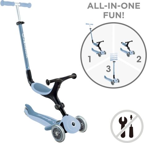 Globber Scooter Foldable Go.Up Active Eco Blueberry (740-501) (9)