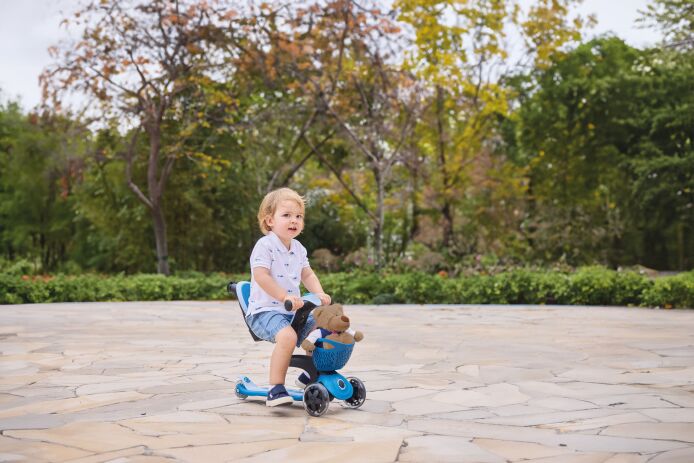 Globber Scooter Go.Up Baby Lights 360 Dark Blue (844-100) (10)