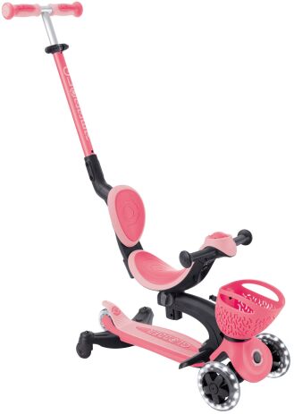 Globber Scooter Go.Up Baby Lights 360 Coral Pink (844-210) (0)