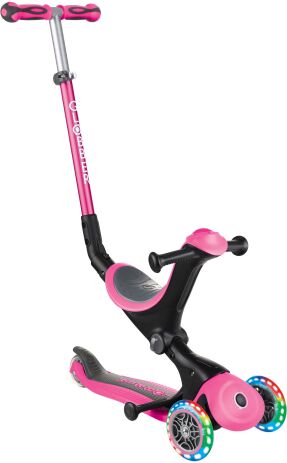 Globber Scooter Go Up Deluxe Lights Deep Pink (646-110) (0)
