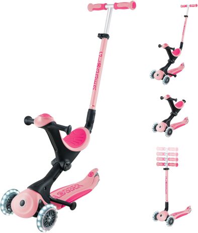 Globber Scooter Go.Up Deluxe Fantasy Lights Deep Pastel Pink (646-710-2) (2)