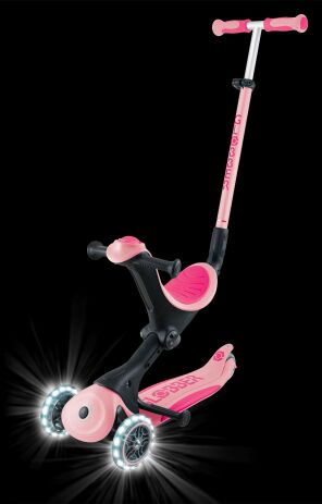 Globber Scooter Go.Up Deluxe Fantasy Lights Deep Pastel Pink (646-710-2) (4)