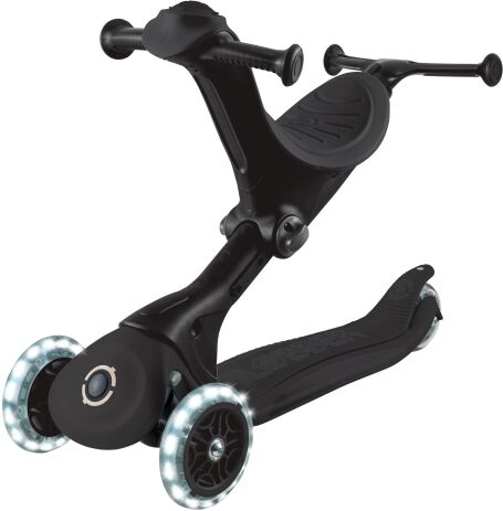 Globber Scooter Go.Up Deluxe Fantasy Lights Black (646-720-2) (3)