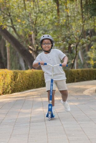 Globber Πατίνι Flow 125 Lights Black-Navy Blue (772-100) (7)