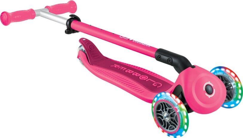 Globber Scooter Go.Up Active Lights Funchsia (744-110) (11)