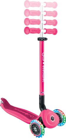 Globber Scooter Go.Up Active Lights Funchsia (744-110) (9)