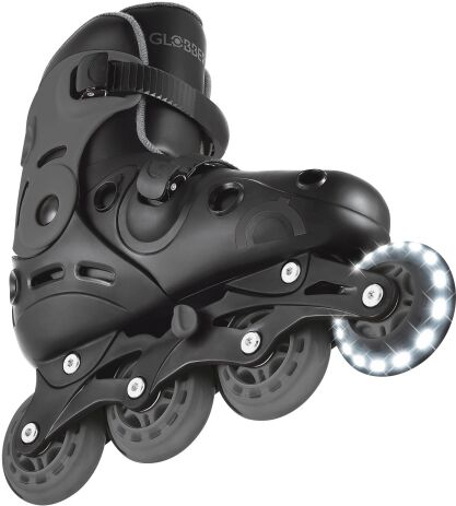 Globber Inline Skates Lights No 34-37 Black (785-120) (2)